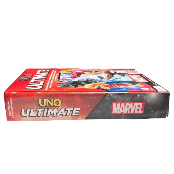 UNO Ultimate Marvel Card Game 2022 4 Chase Foil Cards 1st Edition New In Box - Picture 2 of 6